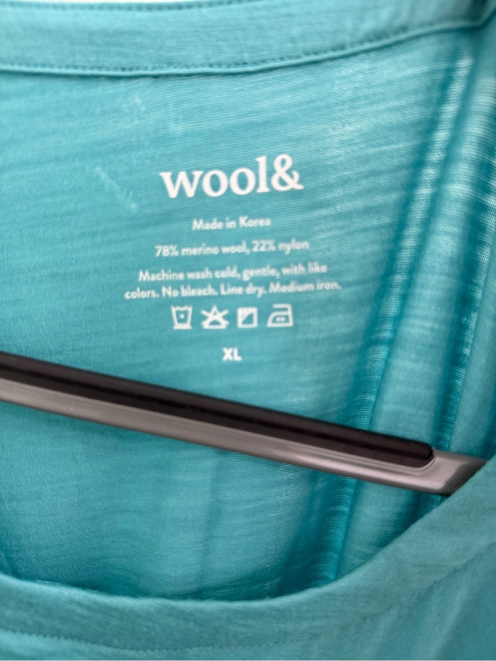Wool& Marin Maxi Dress - Aqua Teal - Picture 3 of 3